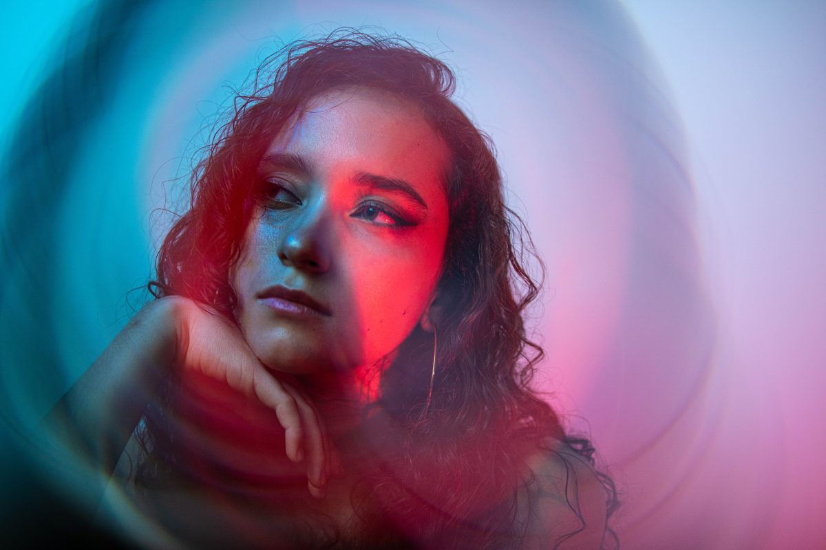 Photographer Sarah Manza creatively captures a student in thought.