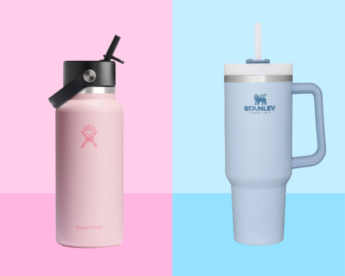 There is a divide in whether students prefer using Hydro flask or Stanley cups.