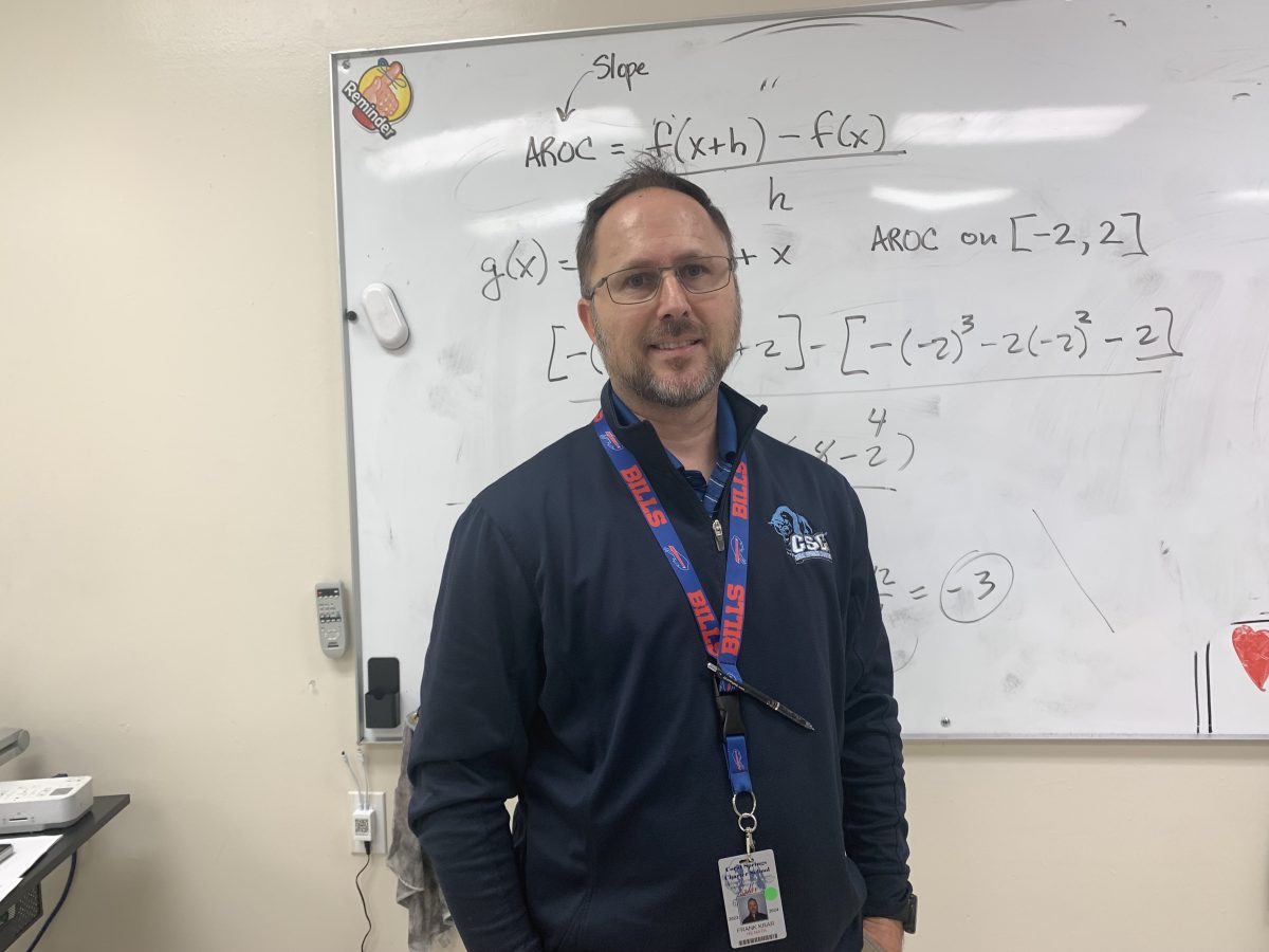 Mr.Krar joined CSC this year. And is teaching in the math wing.
