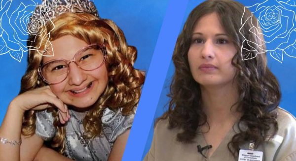 On the left is Gypsy Rose dressed as Cinderella as when she was younger,  she liked to pretend she was a princess trapped in a tower and a prince would come and save her. On the right is Gypsy Rose during an interview with Dr Phil while in prison.
