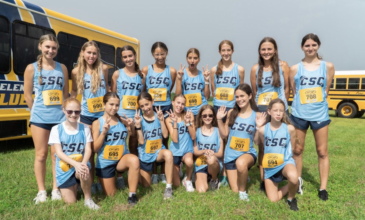 Girls Cross Country team photo after BCAA Championships.