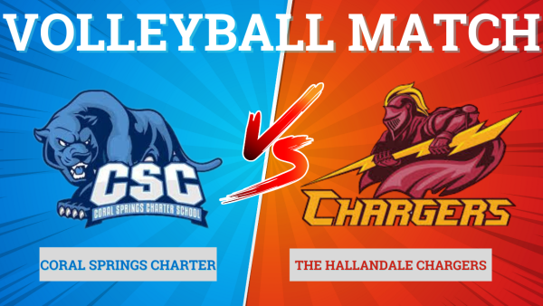 Panther Pounce: Coral Springs Charter Defeats Hallandale in Volleyball Showdown