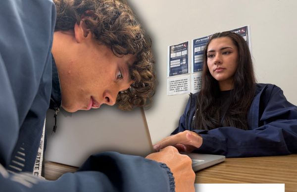 "I think the best way to study is practicing," said junior John Albornoz. "Getting that repetition in prepares you for the question type." He is one of many students taking Cambridge exams this year.